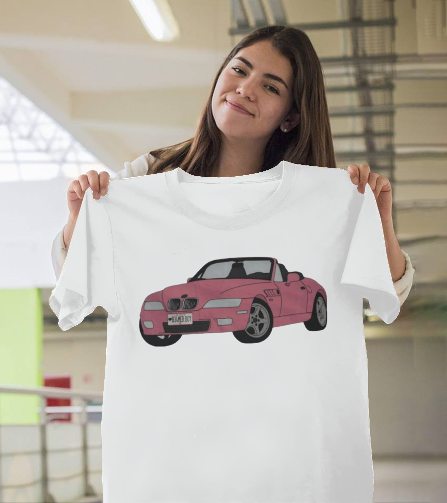 Convertible Pink BMW Z3 B3MER BOY T-Shirt