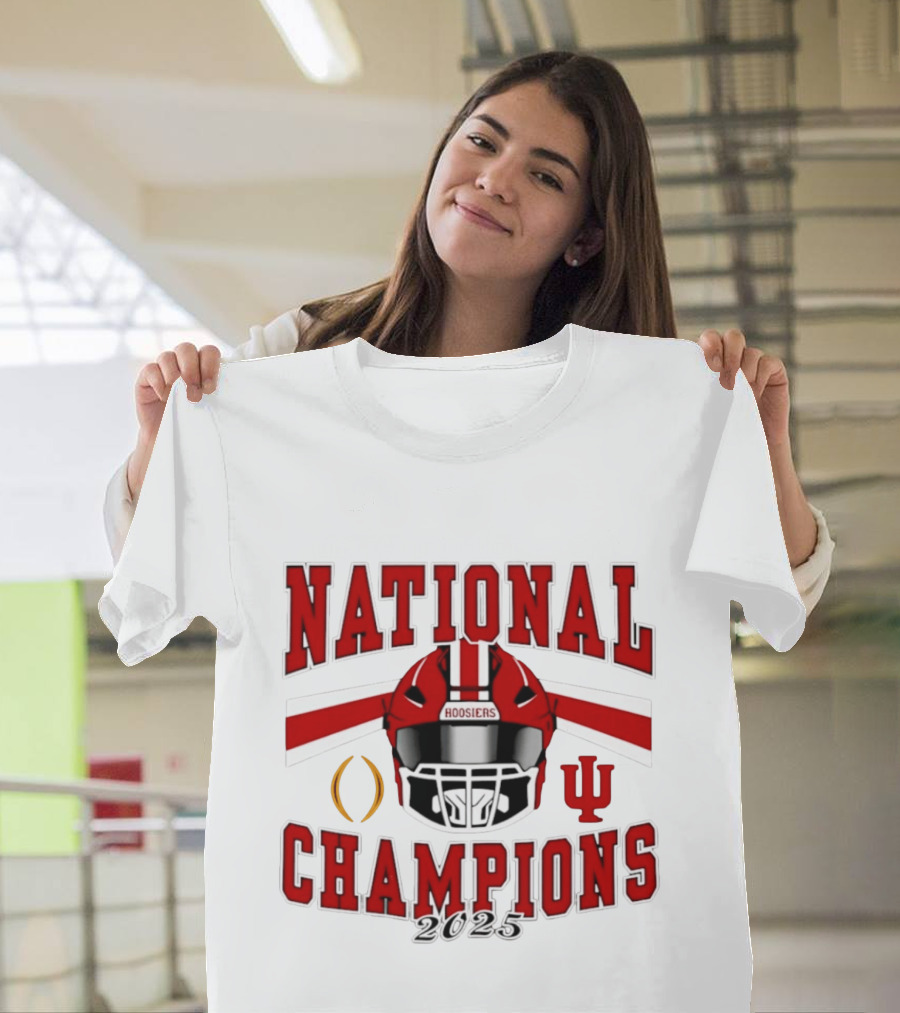 Indiana Hoosiers National Champions 2025 College Football Playoff T-Shirt