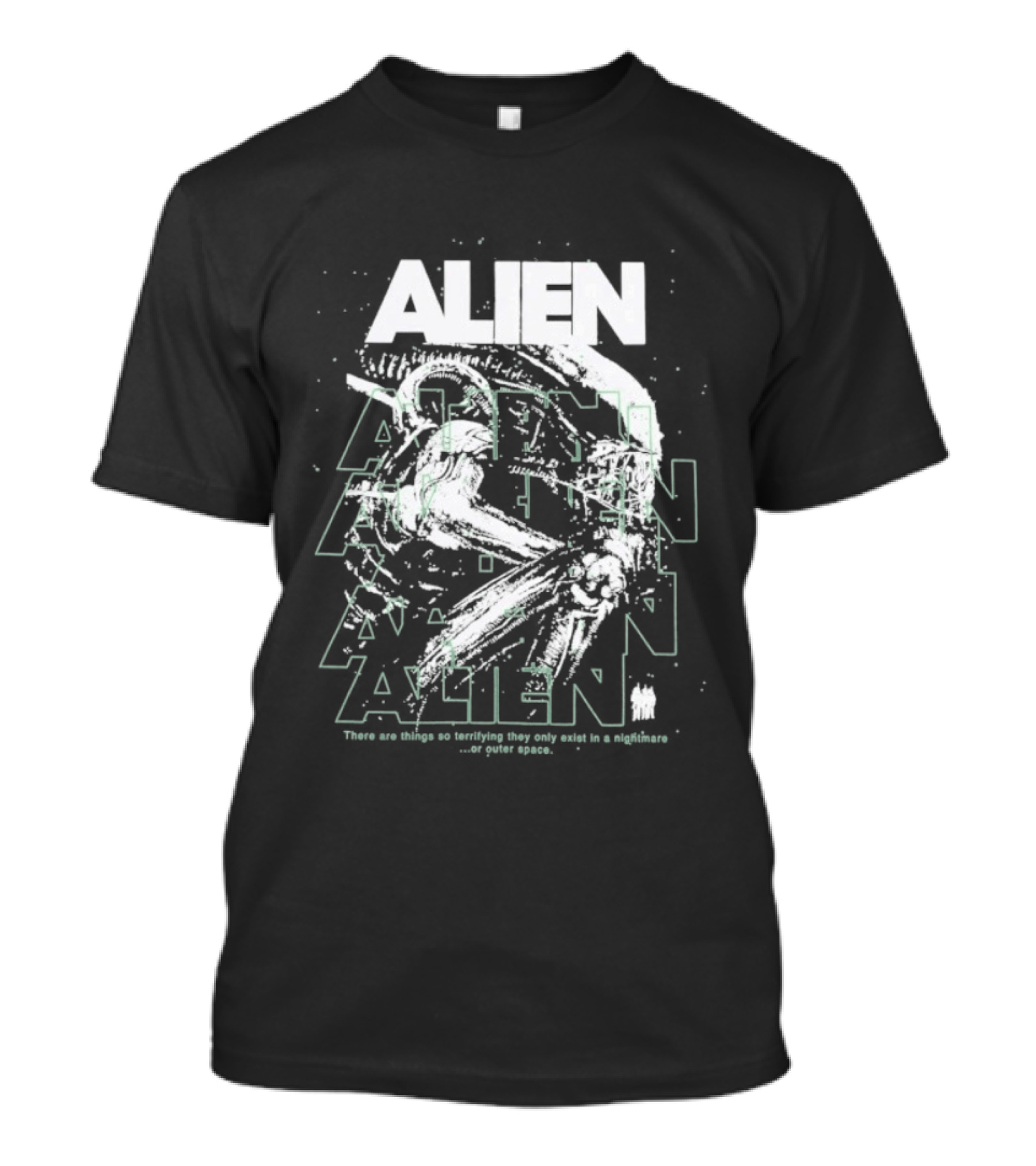 Alien Nightmare Terrifying Outer Space Creatures Exist Only In Nightmares T-Shirt