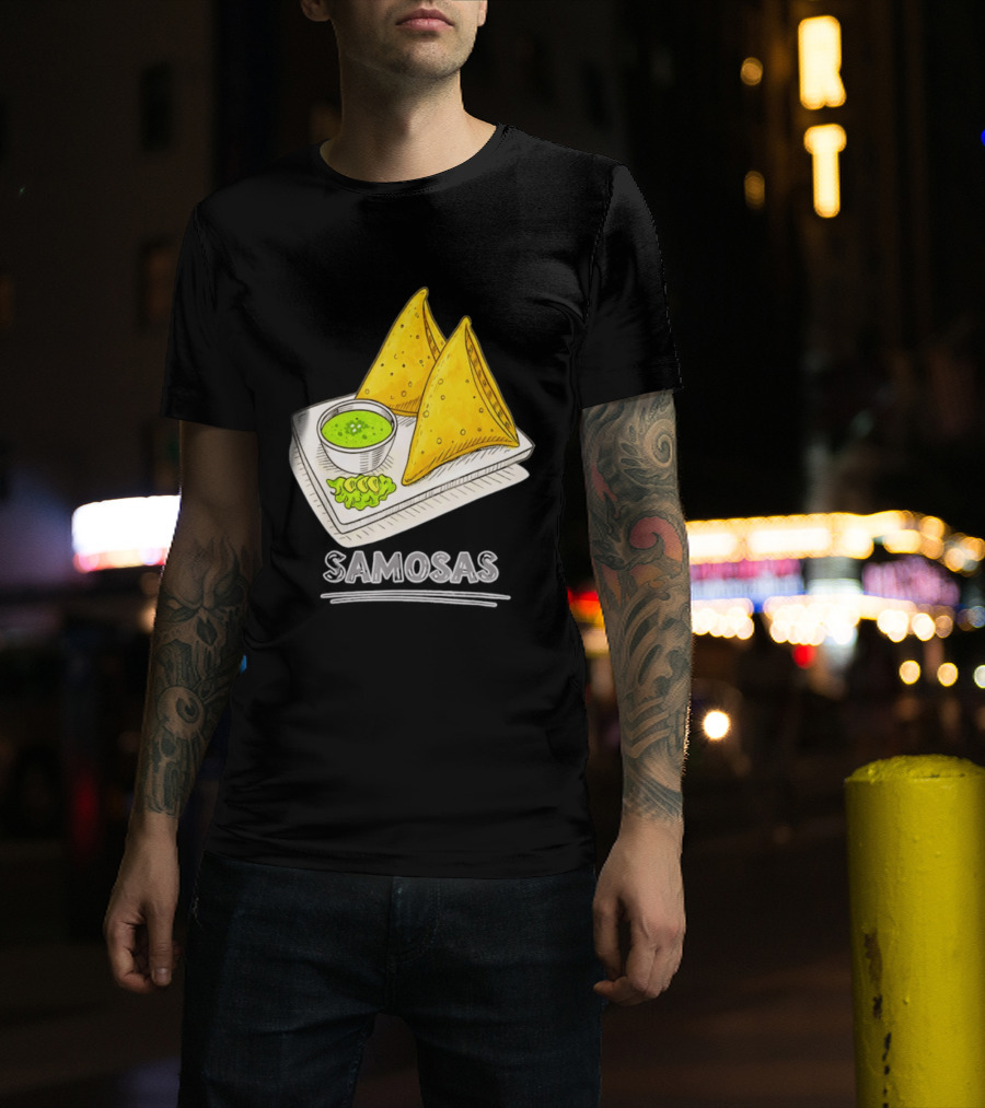 Samosa Lover Indian Snack Foodie Delight T-Shirt