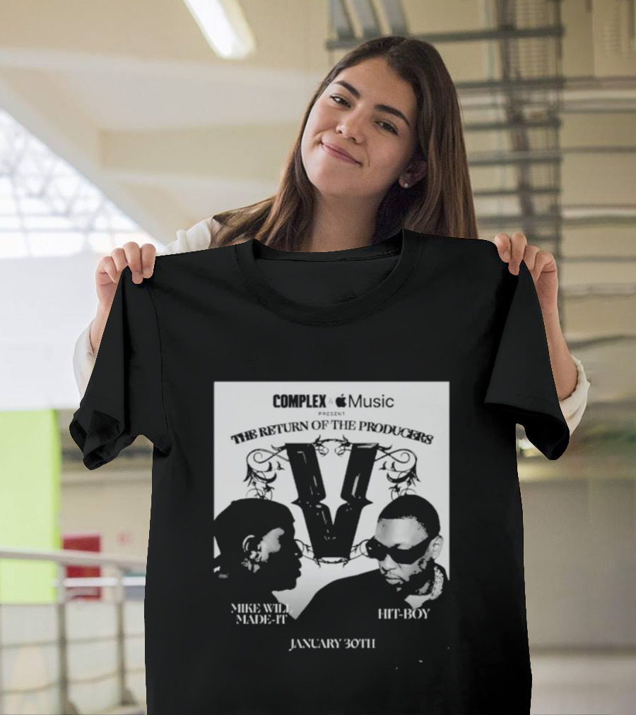 Complex Apple Music Verzuz The Return Of The Producers Mike Will Made It Vs Hit Boy January 30 T-Shirt