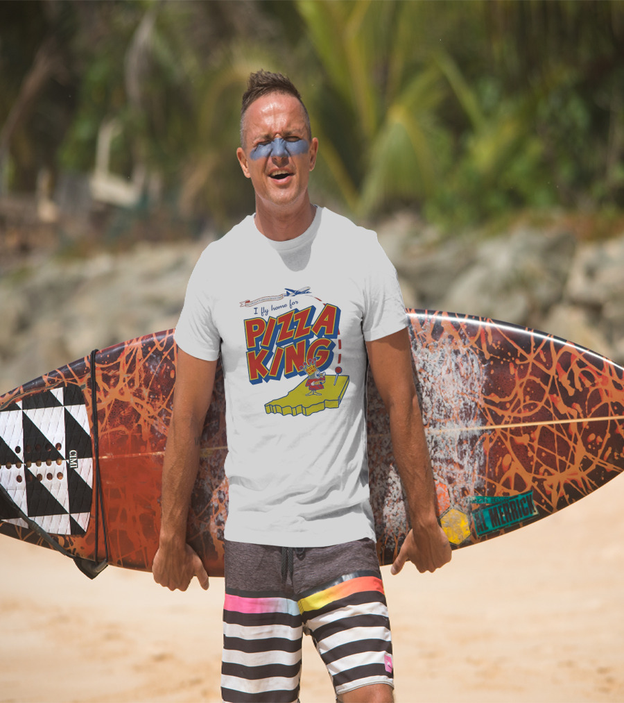 Indiana Traveling Since 1956 I Fly Home For Pizza King T-Shirt