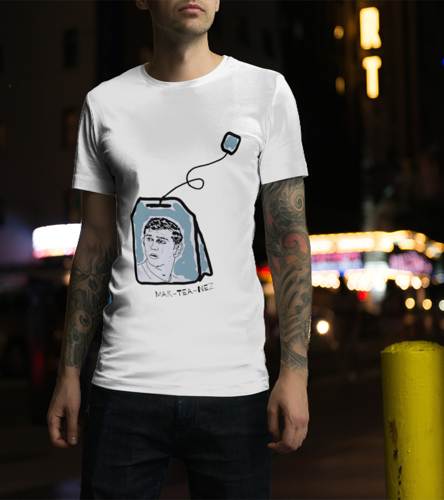 Mar Tea Nez Emiliano Martínez Teabag Cartoon T-Shirt