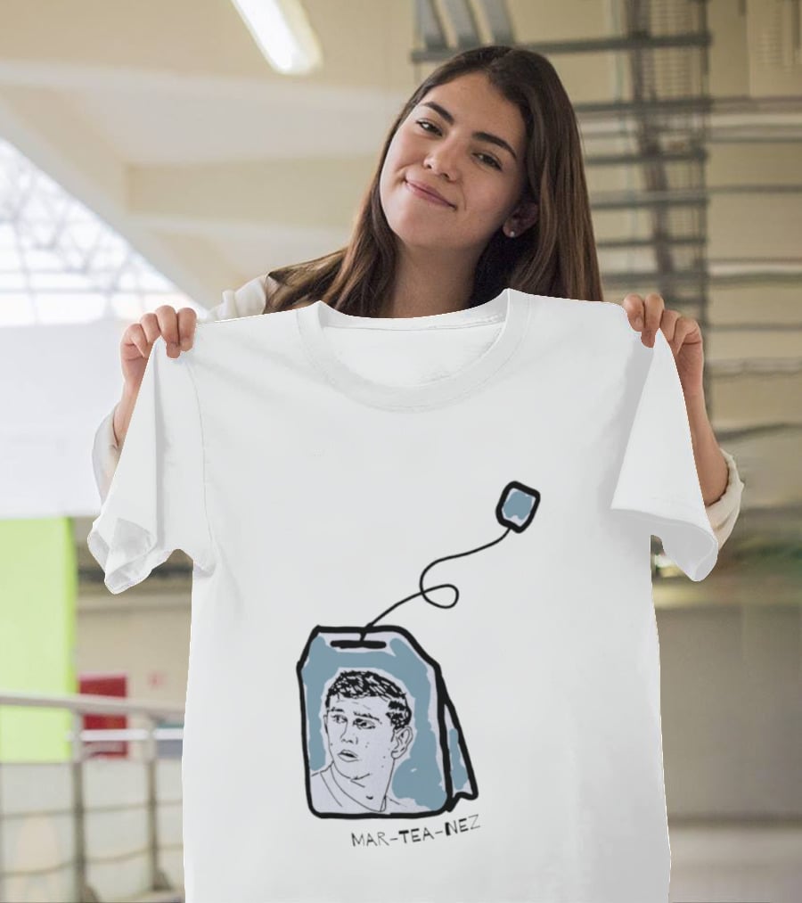 Mar Tea Nez Emiliano Martínez Teabag Cartoon T-Shirt