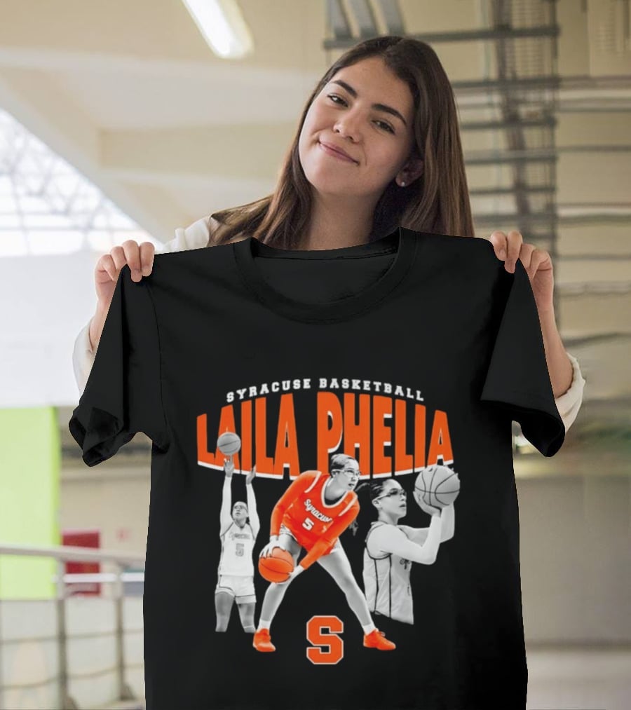 Laila Phelia Syracuse Basketball Player Number 5 Orange Team T-Shirt