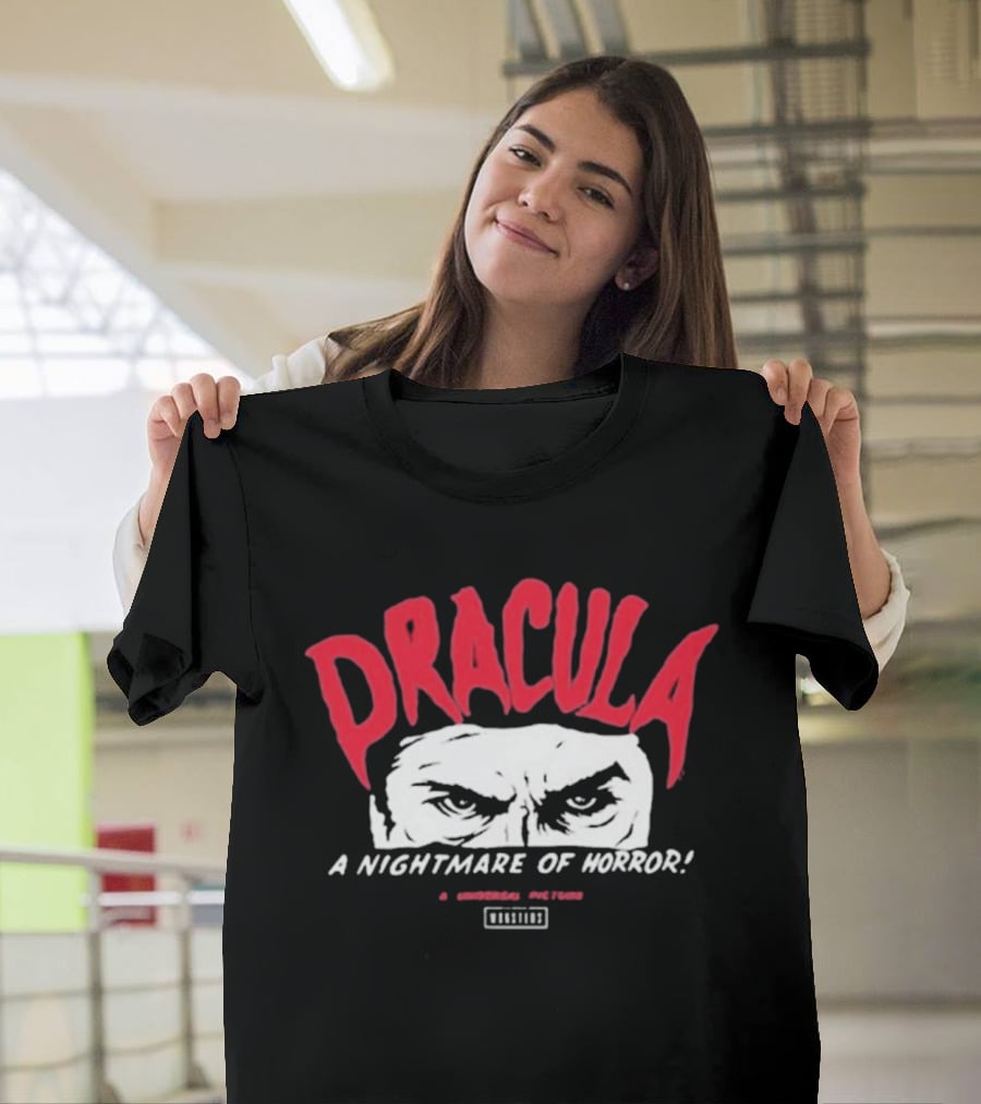 Dracula A Nightmare Of Horror A Universal Monster T-Shirt