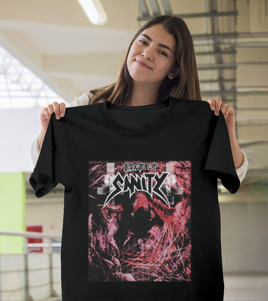 Edge Of Sanity Infernal Album Cover Black Metal Aesthetic T-Shirt