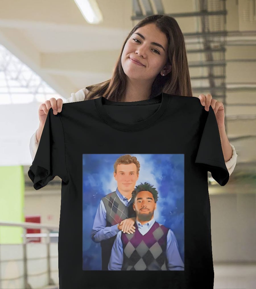 Elijah Sarratt Fernando Mendoza Step Brothers Argyle Sweater Photo T-Shirt