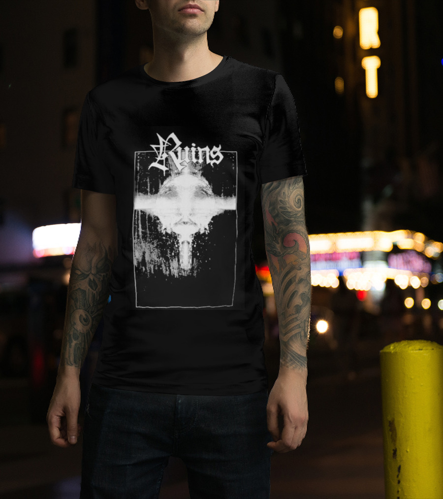 Ruins Face Skull Artifacts T-Shirt