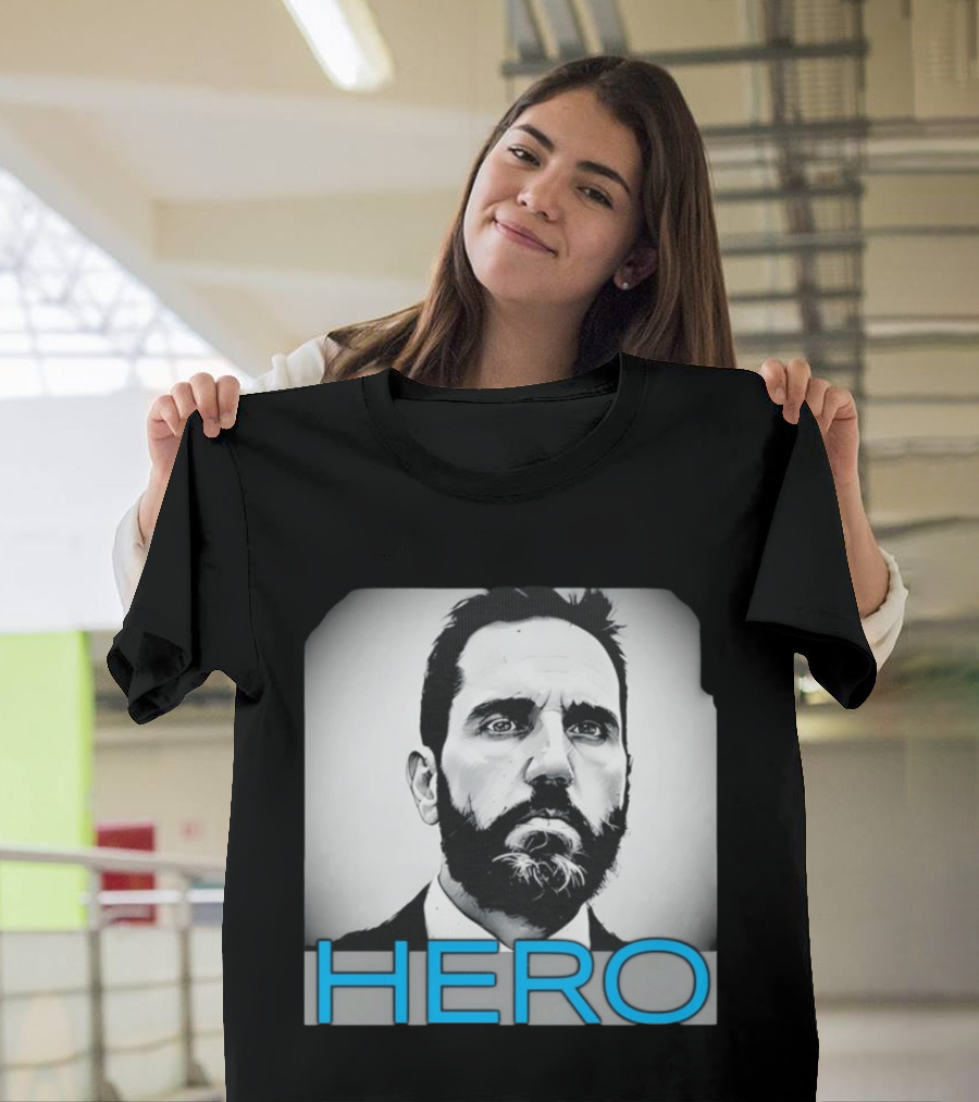 Jack Smith Hero Portrait Black And White T-Shirt