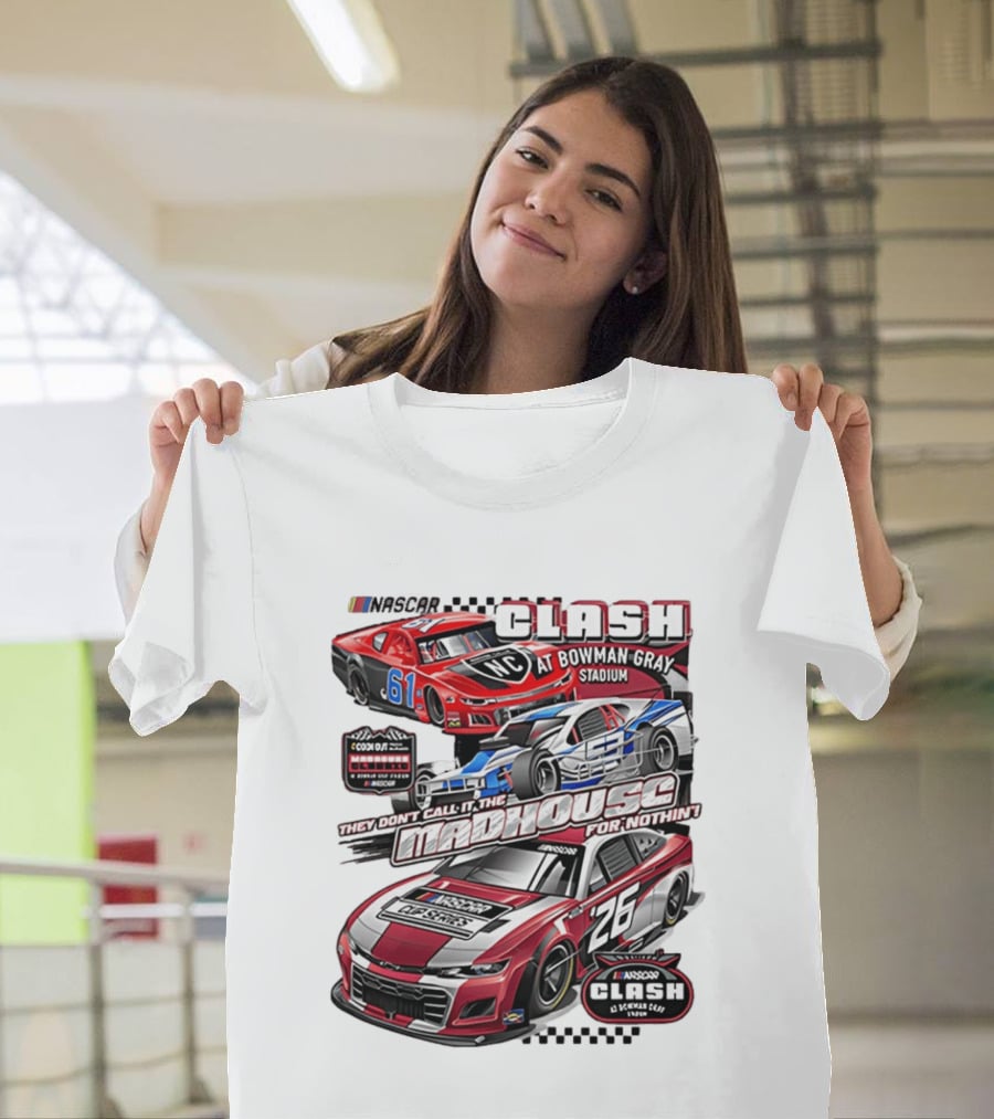 NASCAR Clash At Bowman Gray Stadium 2026 Madhouse Racing Event T-Shirt