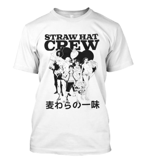 Straw Hat Crew One Piece Anime Characters Japanese T-Shirt