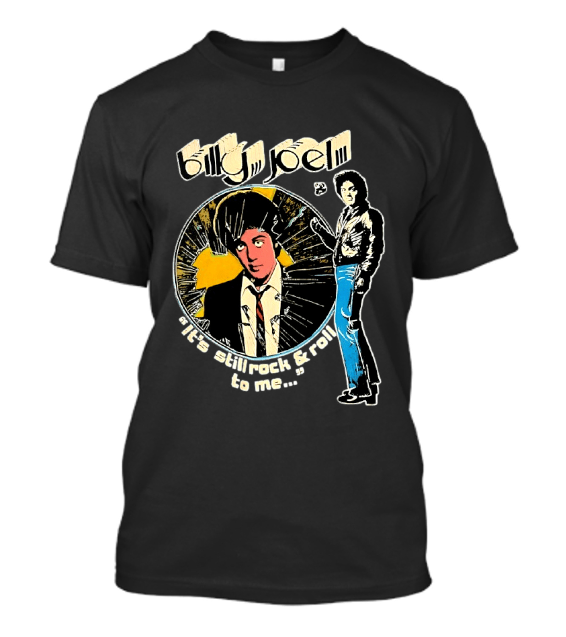 Billy Joel It's Still Rock And Roll To Me Retro Style Music T-Shirt