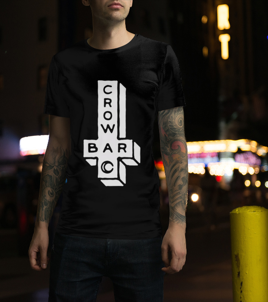 Crowbar Cross Vertical Arrangement T-Shirt