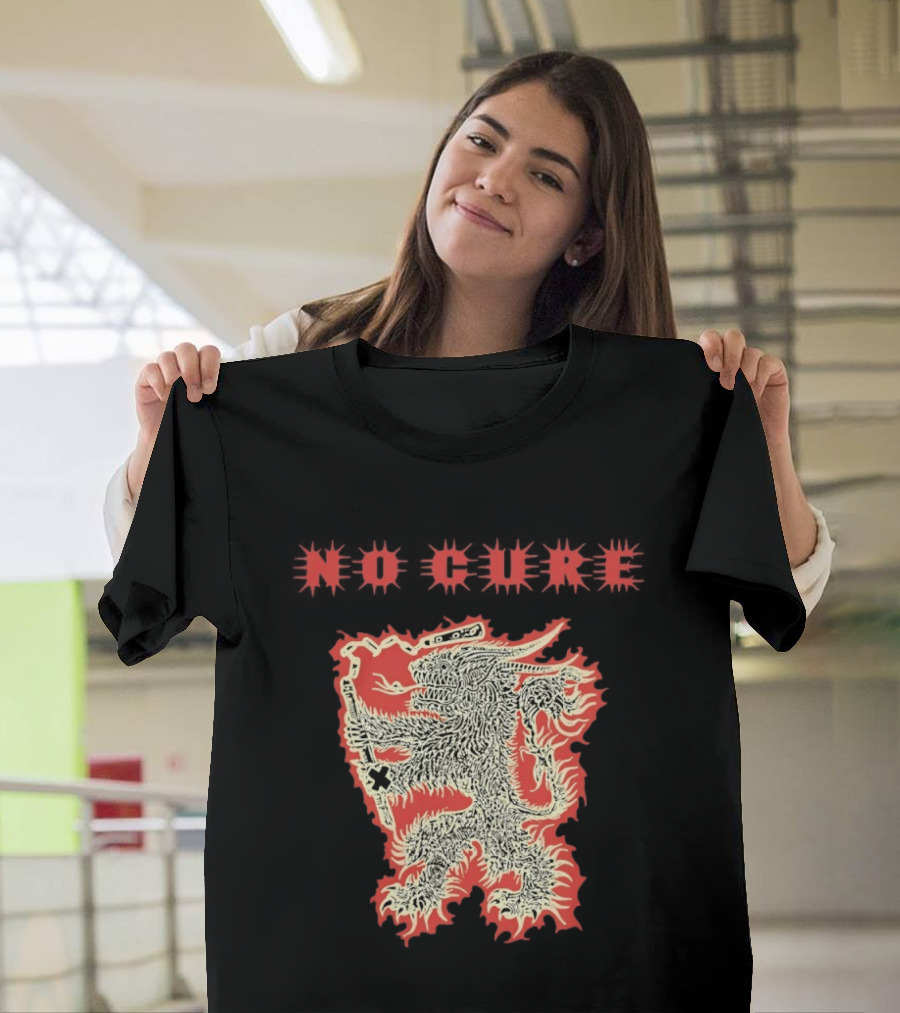 No Cure Band Furry Dragon Monster T-Shirt