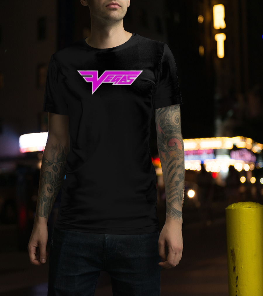 Faze Vegas Neon Retro Style Gaming T-Shirt