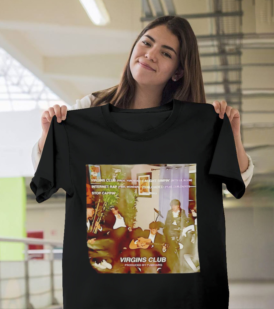 Virgins Club EP Caught Simpin Internet Rap Stop Cappin Produced By Fumiharo T-Shirt