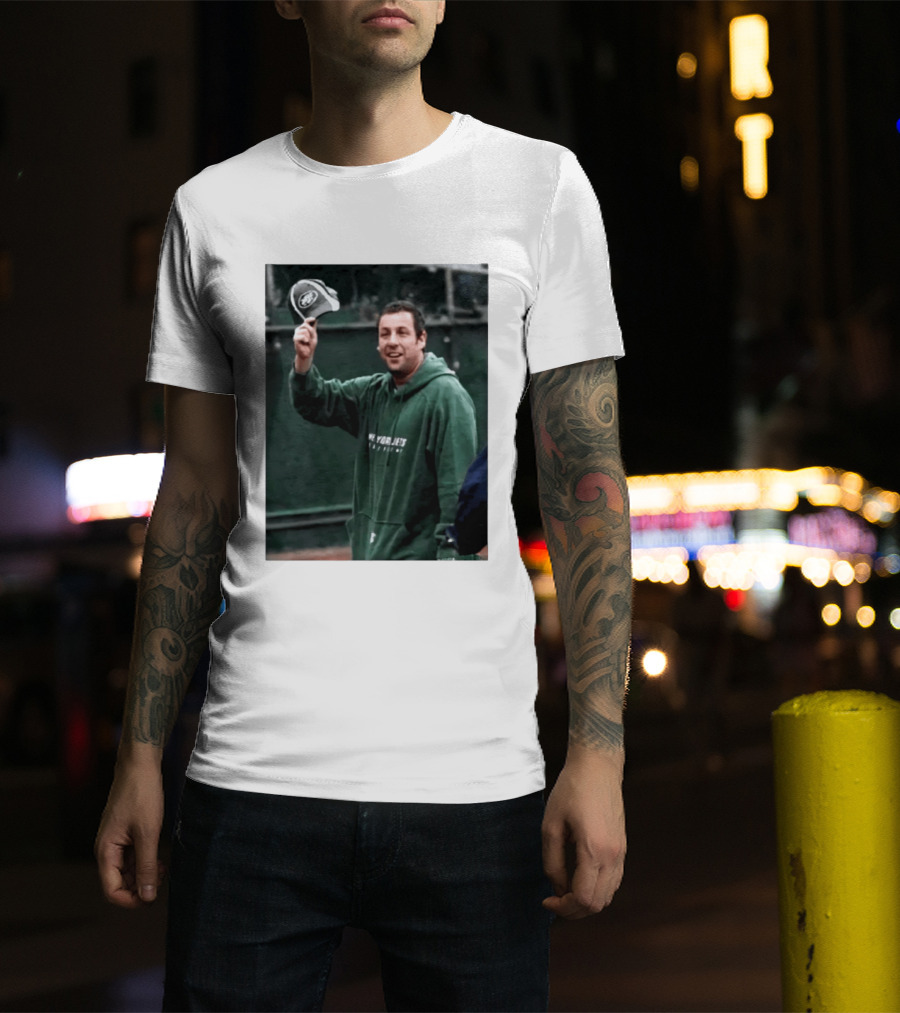 Adam Sandler New York Jets Fan Football T-Shirt