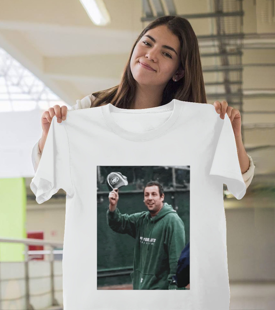 Adam Sandler New York Jets Fan Football T-Shirt