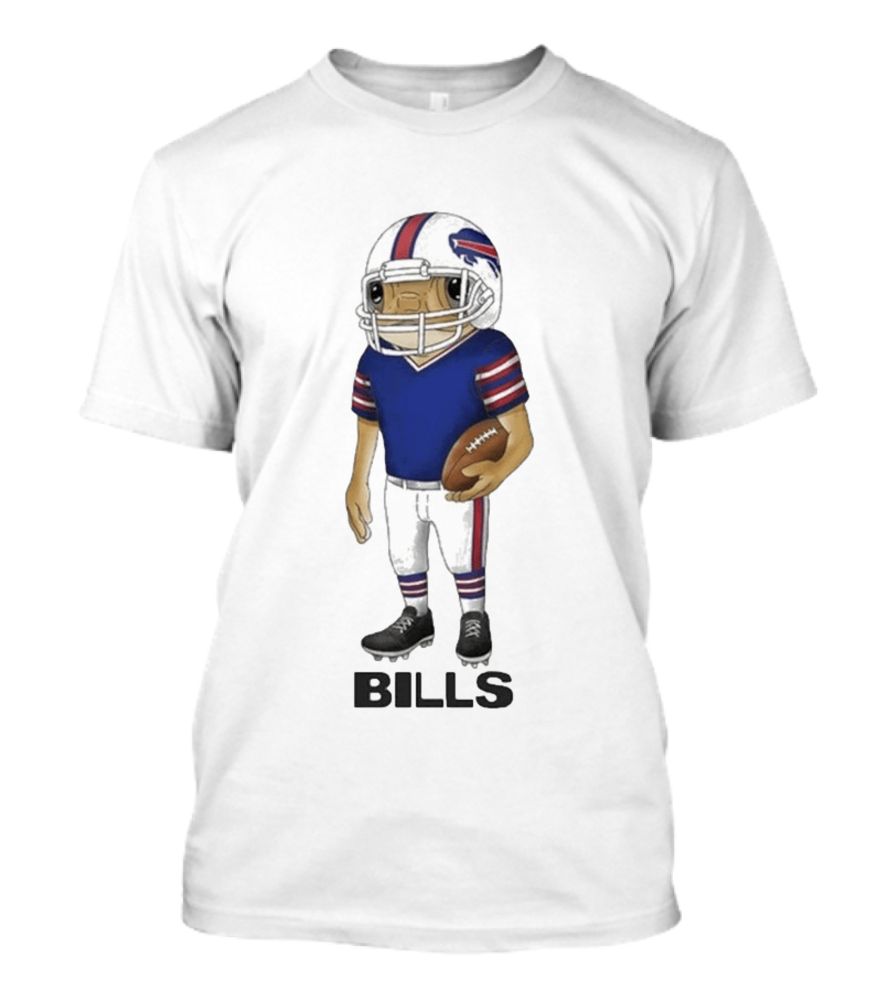 Bad Bunny Buffalo Bills Concho Animated Football Player T-Shirt