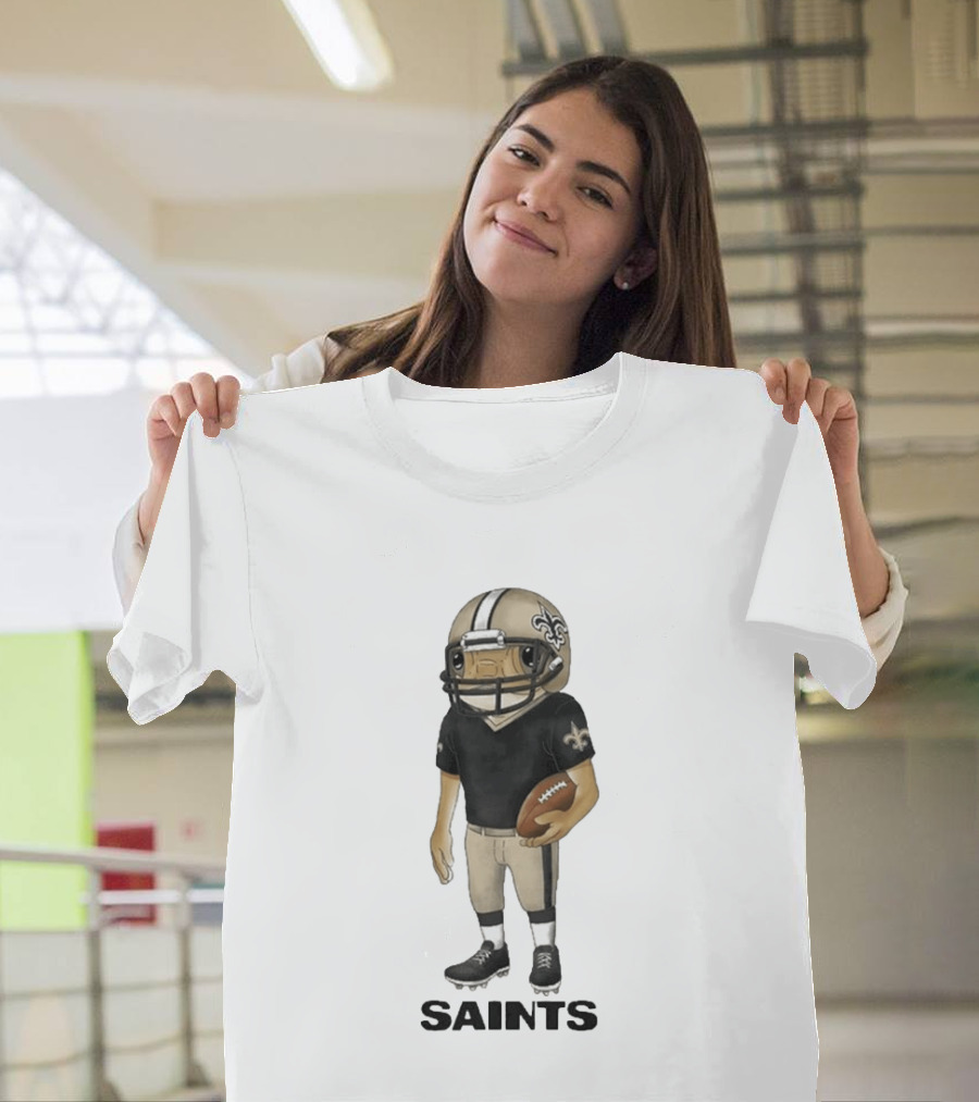 Bad Bunny New Orleans Saints Football Helmet Player T-Shirt
