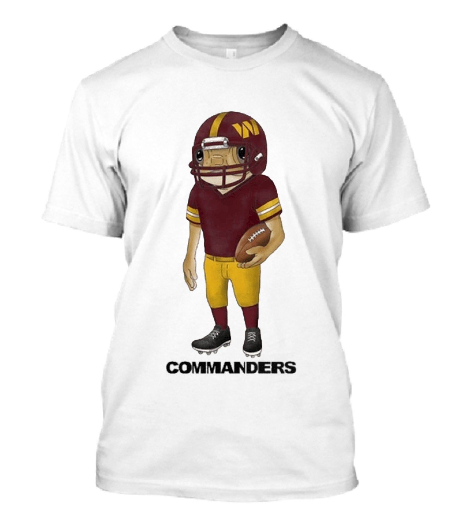 Bad Bunny Commanders Football Helmet T-Shirt