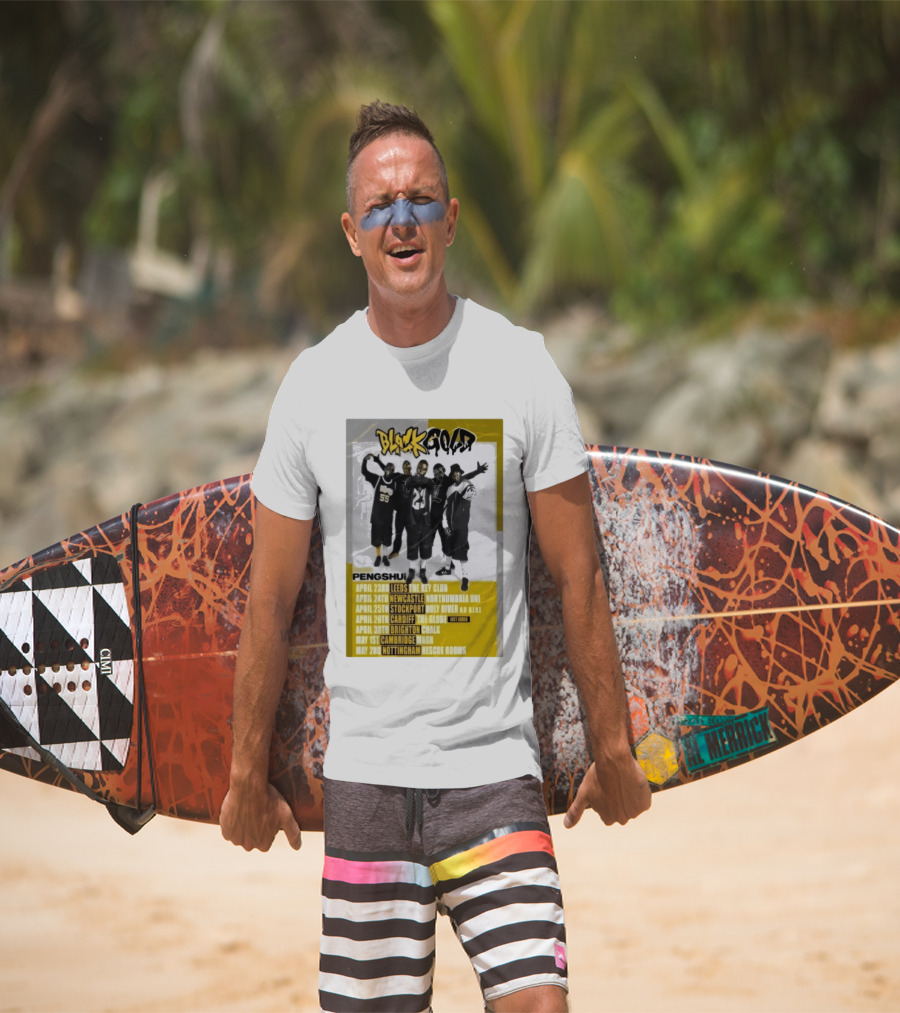 Blackgold Tour 2026 Leeds Newcastle Stockport Cardiff Brighton Cambridge Nottingham Pengshui T-Shirt