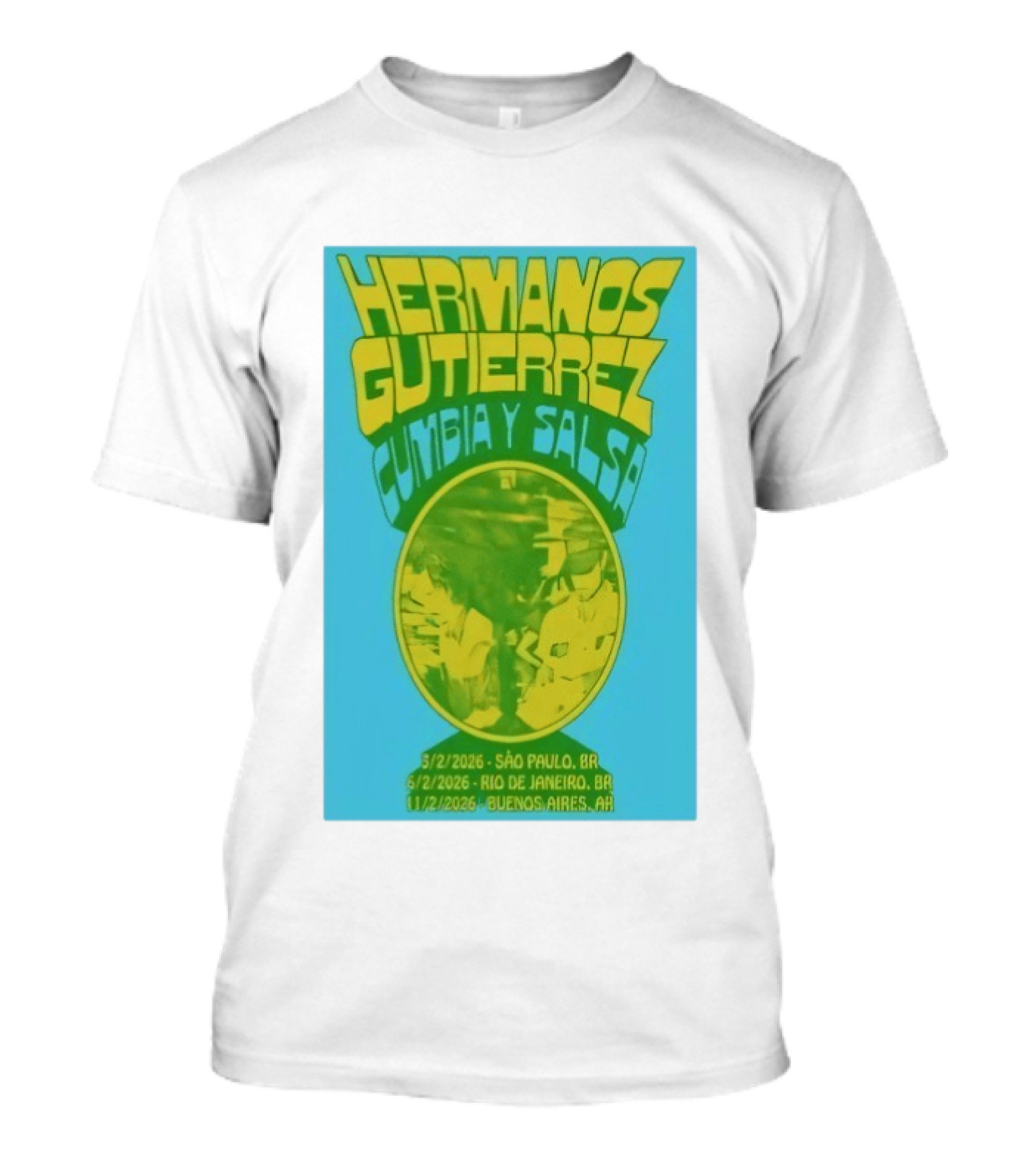 Hermanos Gutiérrez Cumbia Y Salsa São Paulo Rio Buenos Aires 2026 T-Shirt