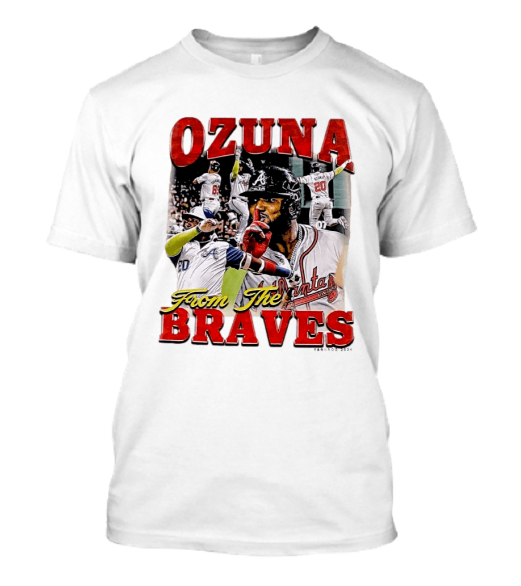 Ozuna Atlanta Braves 20 Baseball Celebration T-Shirt