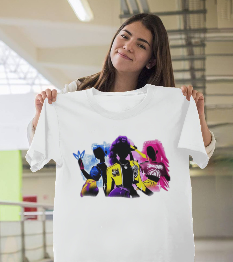 Rumi Mira Zoey KPop Demon Hunters Huntrix Shadow T-Shirt