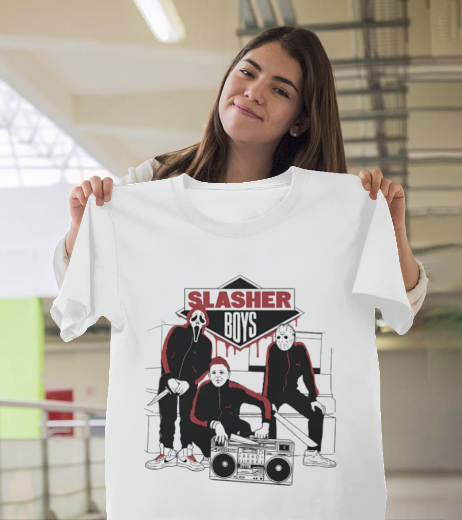 Slasher Boys Ghostface Michael Myers Jason Voorhees Beastie Boys T-Shirt