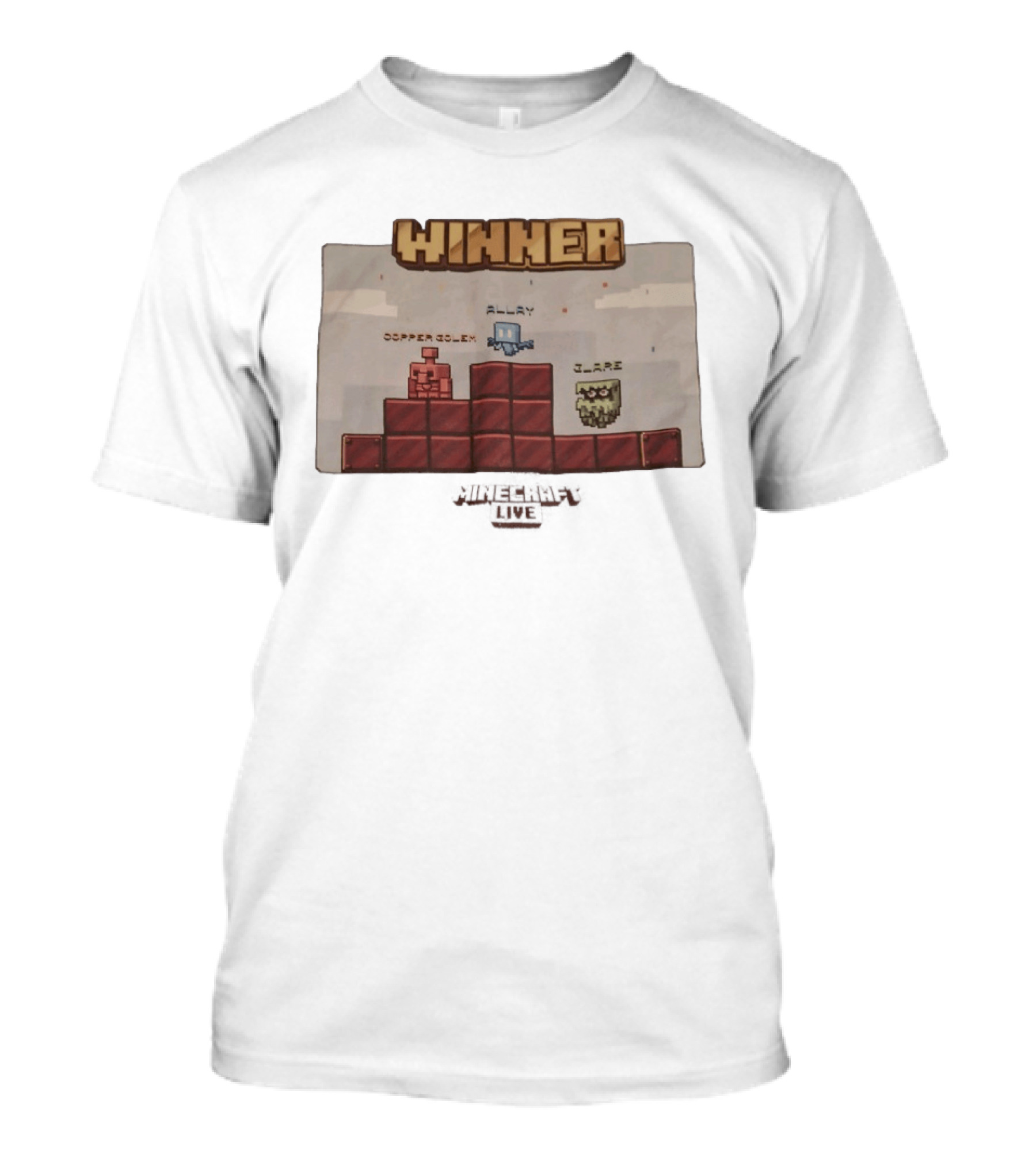 Winner Copper Golem Allay Glare Podium Event T-Shirt