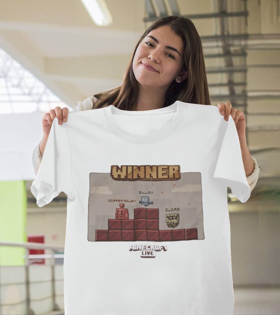Winner Copper Golem Allay Glare Podium Event T-Shirt