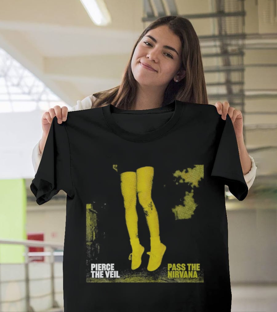 Pierce The Veil Pass The Nirvana Yellow Boots T-Shirt