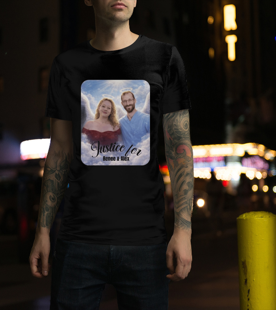 Justice For Renee And Alex Angel Wings Memorial T-Shirt