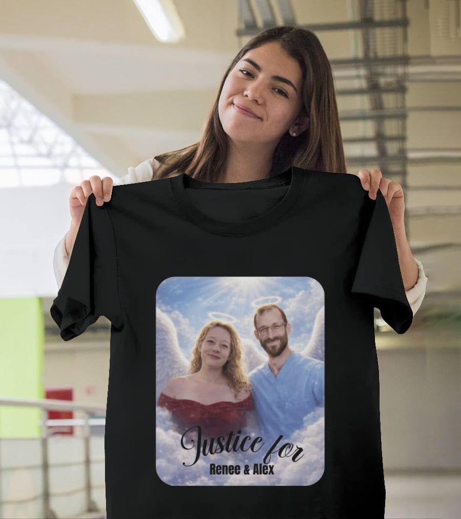 Justice For Renee And Alex Angel Wings Memorial T-Shirt
