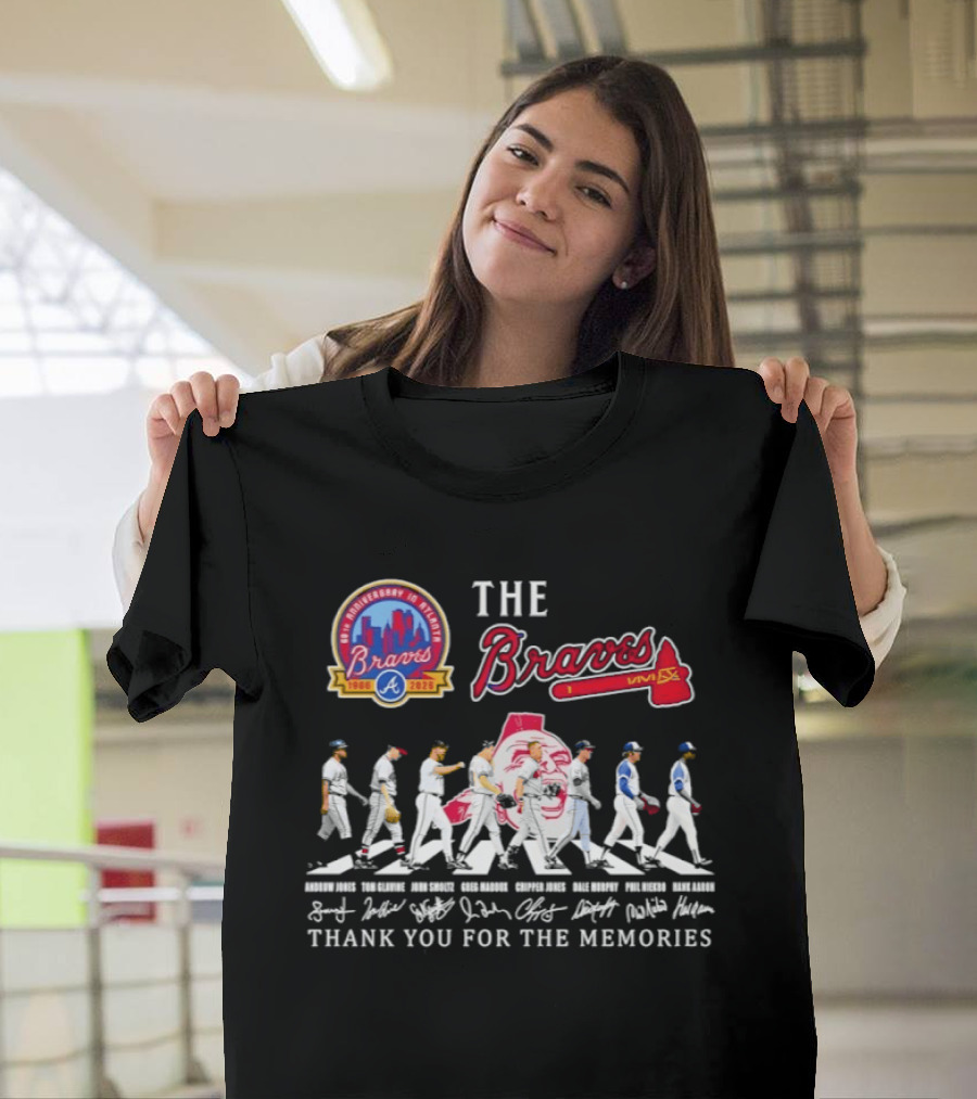 The Braves 60th Anniversary 1966 2026 Thank You For The Memories T-Shirt