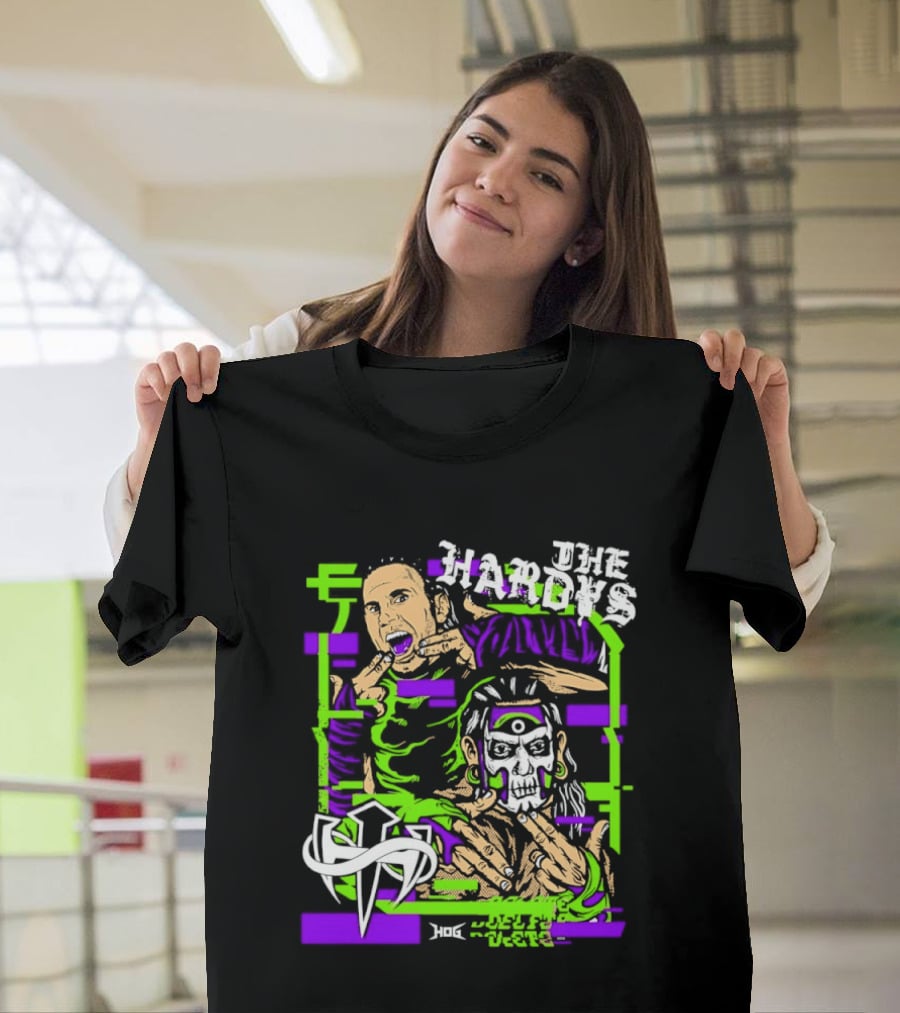 The Hardys Matt Jeff Hardy Caricature T-Shirt