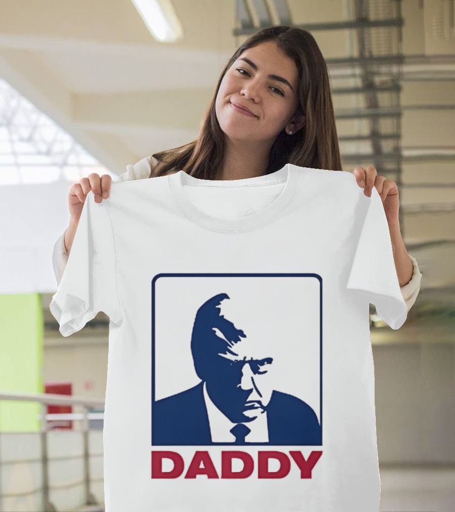 Daddy Donald Trump Blue Red T-Shirt