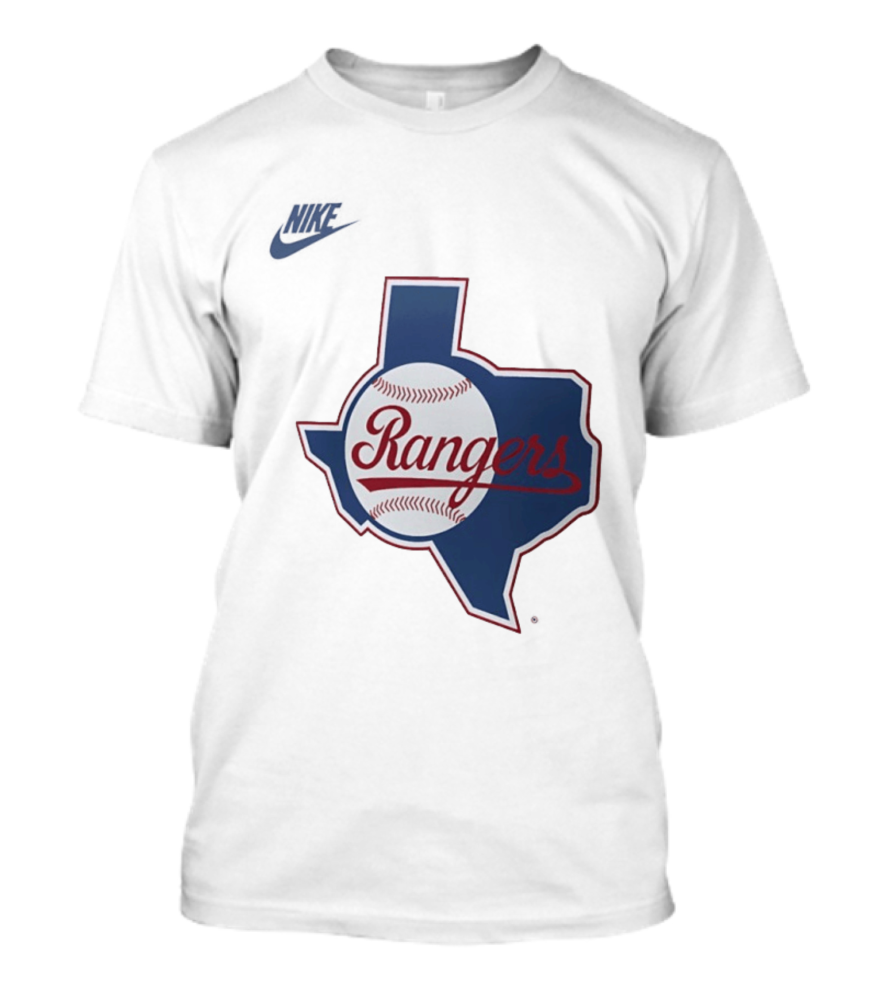 Rangers Baseball Texas Map Iconic Team T-Shirt