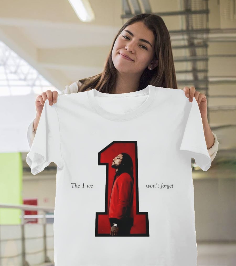 Derrick Rose The 1 We Won't Forget Iconic Red Jacket Legend T-Shirt