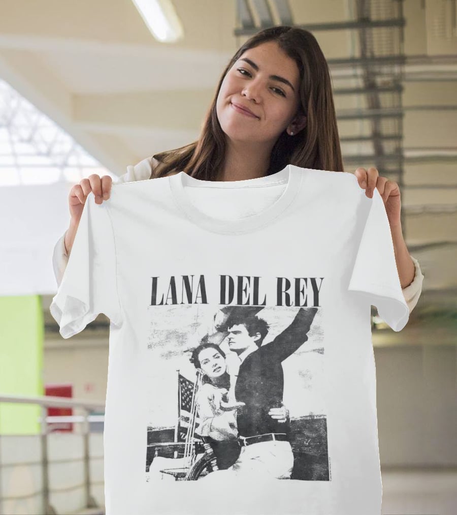 Lana Del Rey Vintage Music Photo T-Shirt