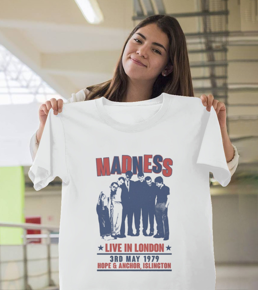 Madness Live In London 3rd May 1979 Hope And Anchor Islington T-Shirt