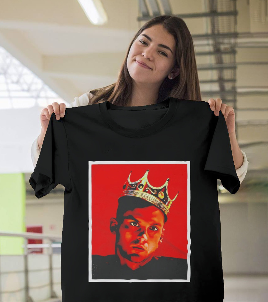 Anuel AA SoroKING Crown Portrait Red T-Shirt