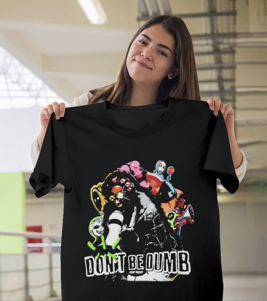 Asap Don't Be Dumb Colorful Robot 2026 T-Shirt