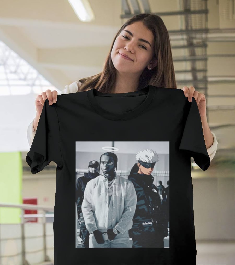 Jujutsu Kaisen Gojo Satoru Pop Smoke Collaboration T-Shirt