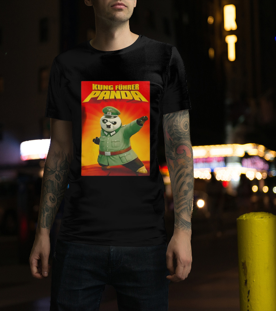 Kung Führer Panda Officer T-Shirt