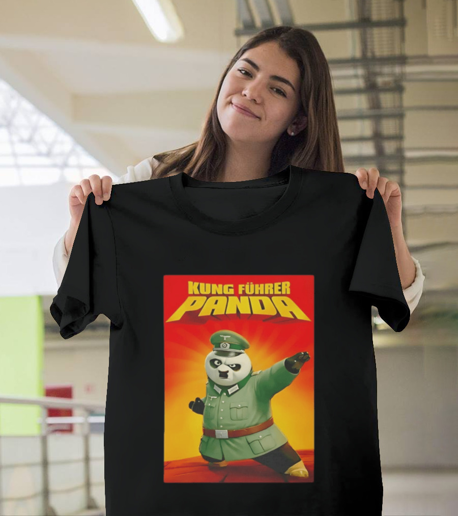Kung Führer Panda Officer T-Shirt