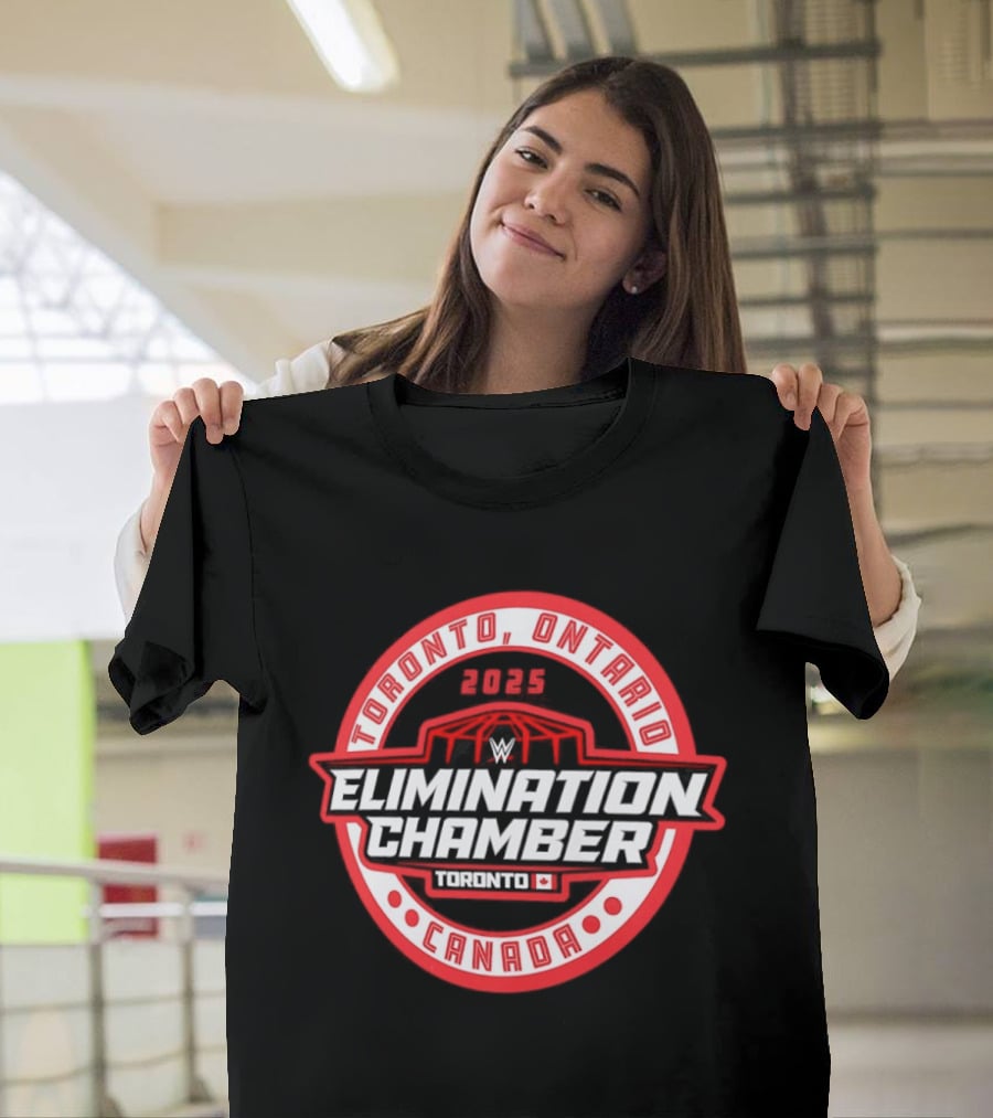 Toronto Ontario Canada Elimination Chamber 2025 Event T-Shirt