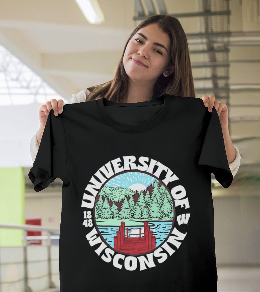 University Of Wisconsin 1848 Lake Scene T-Shirt